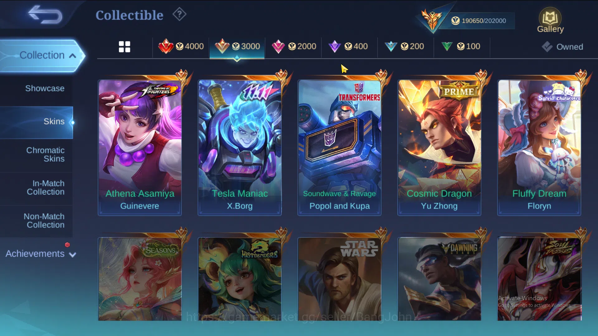 Mobile Legends: Bang Bang Accounts Hero 130 | Skin 509 |  Legend Miya | Legend Alucar image 8