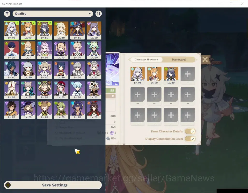 Genshin Impact Accounts ASIA|AR 55|Rate On|Skirk Team|3 Limited + 3 (*5Wea image 2