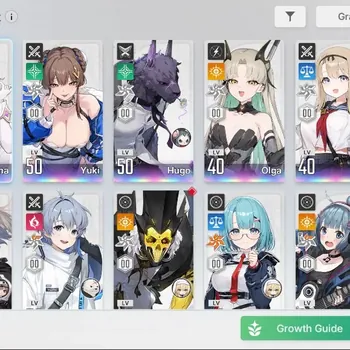 Chaos Zero Nightmare Accounts Global|Lv 41|7 SSR (Olga, Diana, Yuki, Haru, Hugo, Renoa, Magna)|9 SR (Mika M6, Tressa M6