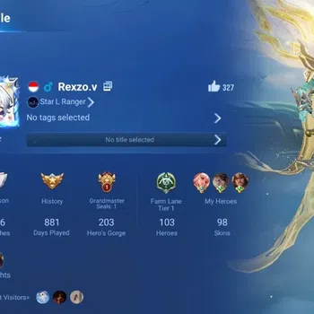 Honor of Kings Accounts Rare Skin Global|103H 98S|Sanxingdui Hou Yi|2 LOM [Guiguzi&Shi]|LNY24 Da Qiao|GrandMaster