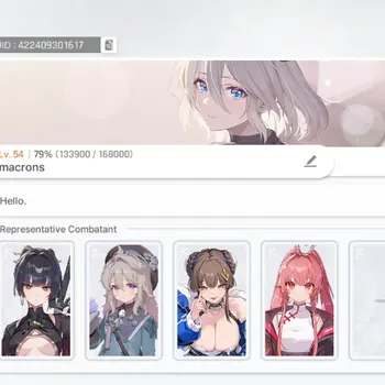 Chaos Zero Nightmare Accounts Global|Lv 54|4 SSR [Rossweisse M2,Adelheid,Yuki,Mei Lin]|Selector ON|Story Act 1 Ch 1 Ep