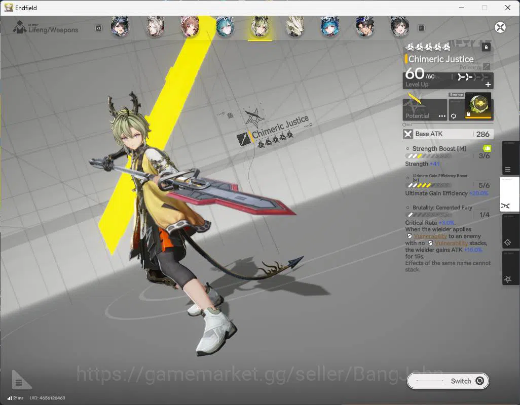 Arknights: Endfield Accounts ASIA | LVL 58 | levatain sign, gilberta sign, Yvon image 10