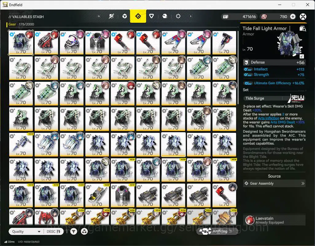 Arknights: Endfield Accounts ASIA | LVL 58 | levatain sign, gilberta sign, Yvon image 14