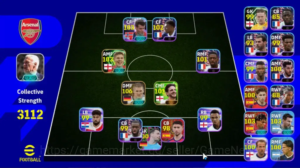 eFootball Accounts Legends & Iconic Players Android|NationalTeamPack France2026|Epic B.Schweinsteiger,Steven Gerrard|4 1