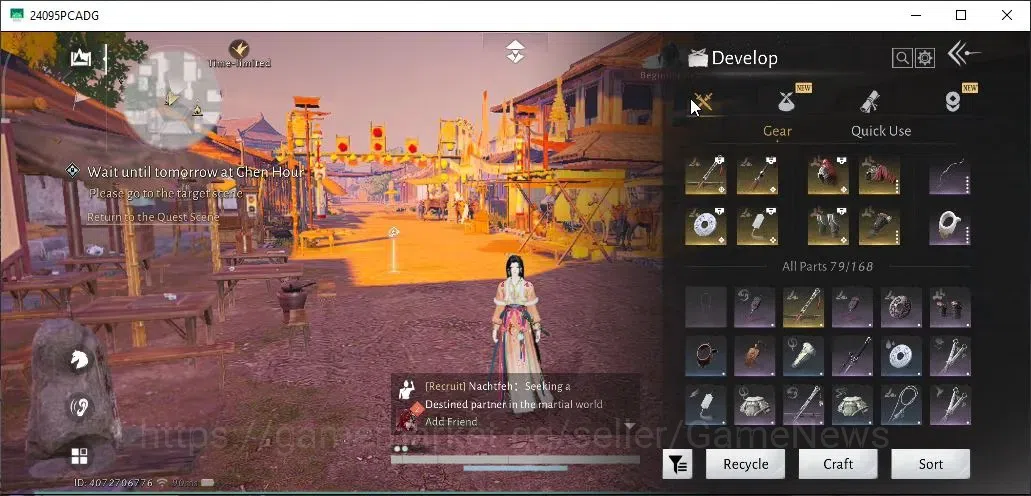 Where Winds Meet Accounts GLOBAL|Lv92|1Harmonic Core|GS 22K|Peaceful Life|An image 11