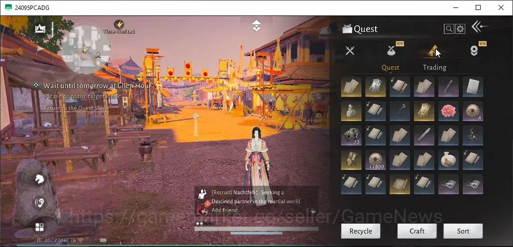 Where Winds Meet Accounts GLOBAL|Lv92|1Harmonic Core|GS 22K|Peaceful Life|An image 12