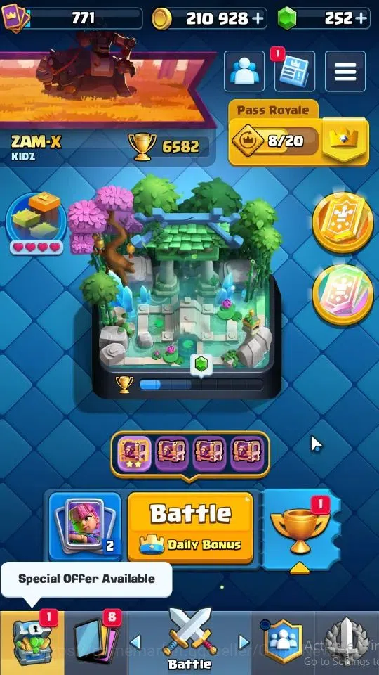 Clash Royale Accounts LV 771|Trophy 6582|KTL 12|Card 109/121|3 Hero 3 Ev image 1