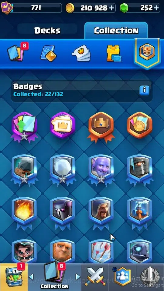 Clash Royale Accounts LV 771|Trophy 6582|KTL 12|Card 109/121|3 Hero 3 Ev image 10