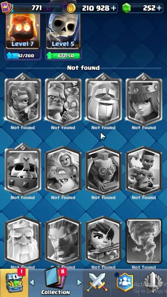 Clash Royale Accounts LV 771|Trophy 6582|KTL 12|Card 109/121|3 Hero 3 Ev image 18