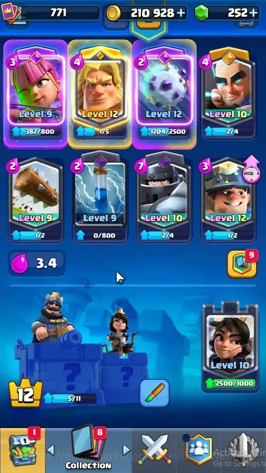 Clash Royale Accounts LV 771|Trophy 6582|KTL 12|Card 109/121|3 Hero 3 Ev image 4