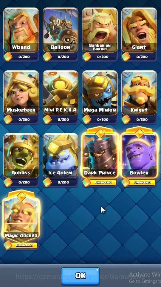 Clash Royale Accounts LV 771|Trophy 6582|KTL 12|Card 109/121|3 Hero 3 Ev image 6