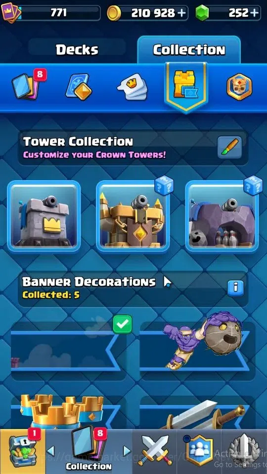 Clash Royale Accounts LV 771|Trophy 6582|KTL 12|Card 109/121|3 Hero 3 Ev image 9