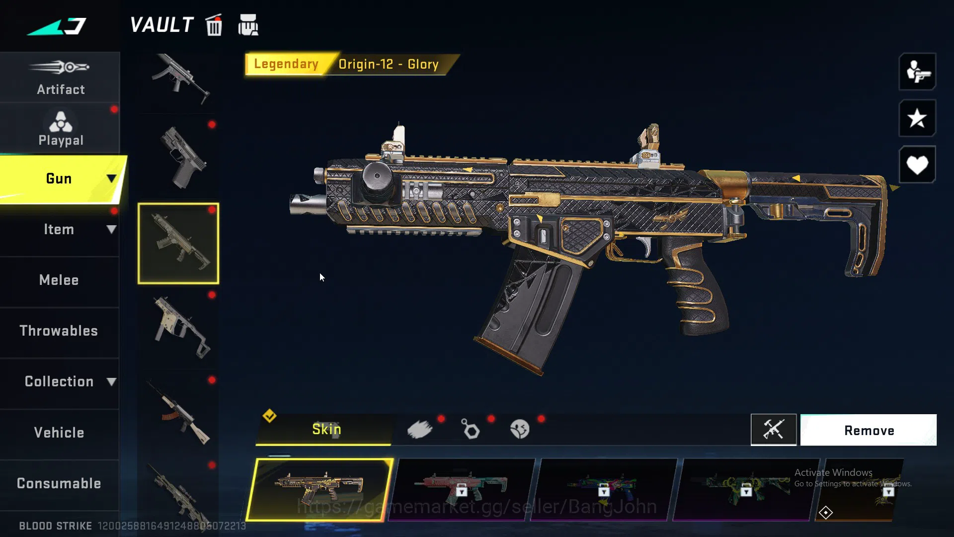 Blood Strike Accounts ASIA |LIMITED=AR97|COLLAB=AK47|ULTRA=SCAR MORE DET image 3