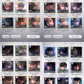 Love and Deepspace Accounts LADS XAVIER FOCUSED 97%