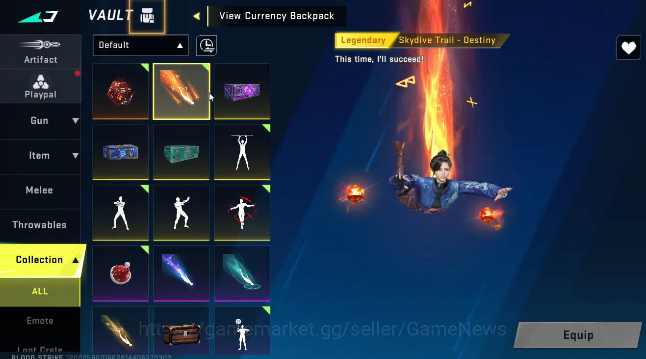 Blood Strike Accounts ASIA|2 ETERNAL Lv4 KAG6-Dynamite,Lv3 MP5-BloodRift image 13