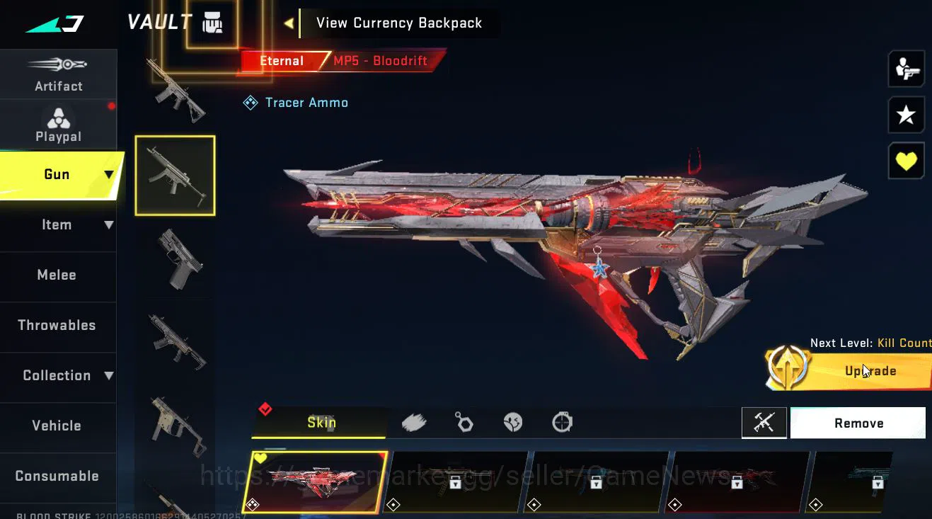 Blood Strike Accounts ASIA|2 ETERNAL Lv4 KAG6-Dynamite,Lv3 MP5-BloodRift image 4
