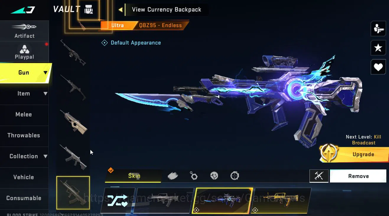 Blood Strike Accounts ASIA|2 ETERNAL Lv4 KAG6-Dynamite,Lv3 MP5-BloodRift image 8