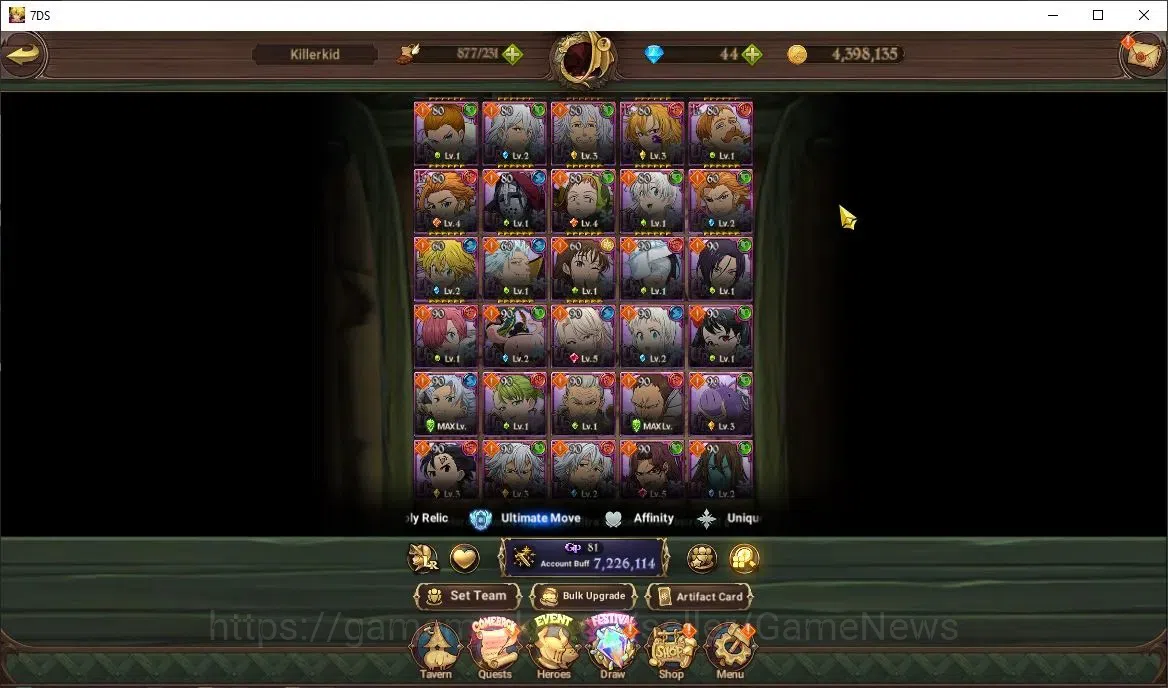 The Seven Deadly Sins: Grand Cross Accounts ASIA|7,2M CC|28 LS|5 LR+14 UR+Manny Collab|Chibi M image 11