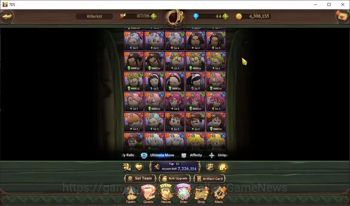 The Seven Deadly Sins: Grand Cross Accounts ASIA|7,2M CC|28 LS|5 LR+14 UR+Manny Collab|Chibi M image 14