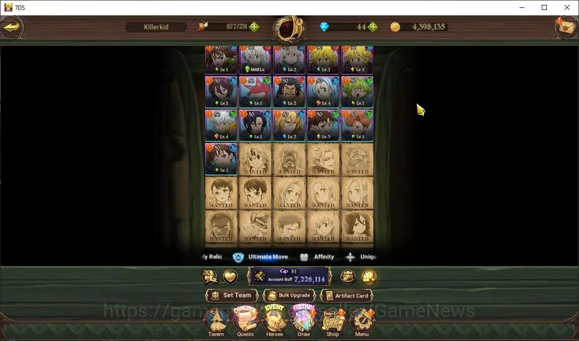 The Seven Deadly Sins: Grand Cross Accounts ASIA|7,2M CC|28 LS|5 LR+14 UR+Manny Collab|Chibi M image 15