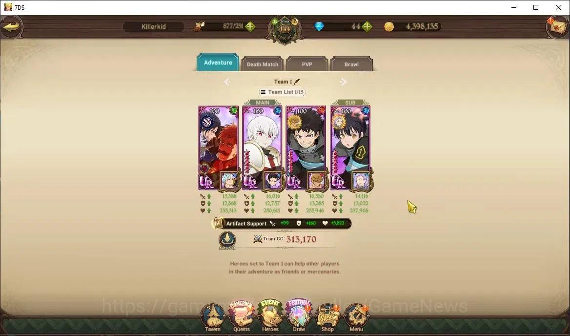 The Seven Deadly Sins: Grand Cross Accounts ASIA|7,2M CC|28 LS|5 LR+14 UR+Manny Collab|Chibi M image 16