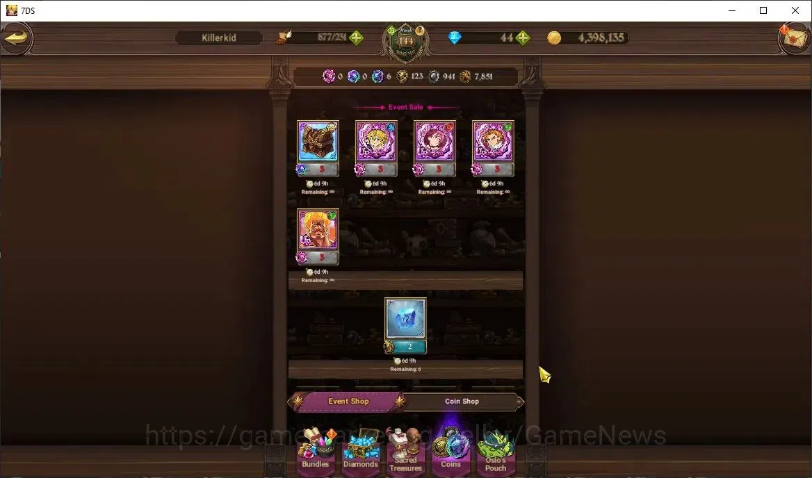 The Seven Deadly Sins: Grand Cross Accounts ASIA|7,2M CC|28 LS|5 LR+14 UR+Manny Collab|Chibi M image 19