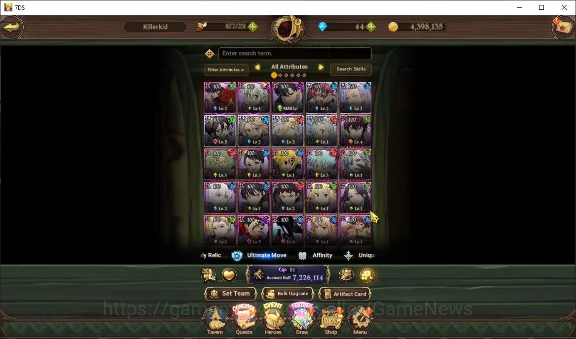 The Seven Deadly Sins: Grand Cross Accounts ASIA|7,2M CC|28 LS|5 LR+14 UR+Manny Collab|Chibi M image 6