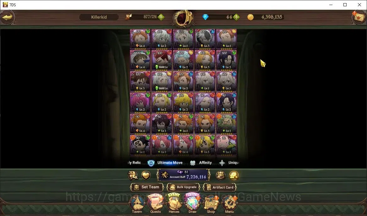 The Seven Deadly Sins: Grand Cross Accounts ASIA|7,2M CC|28 LS|5 LR+14 UR+Manny Collab|Chibi M image 8