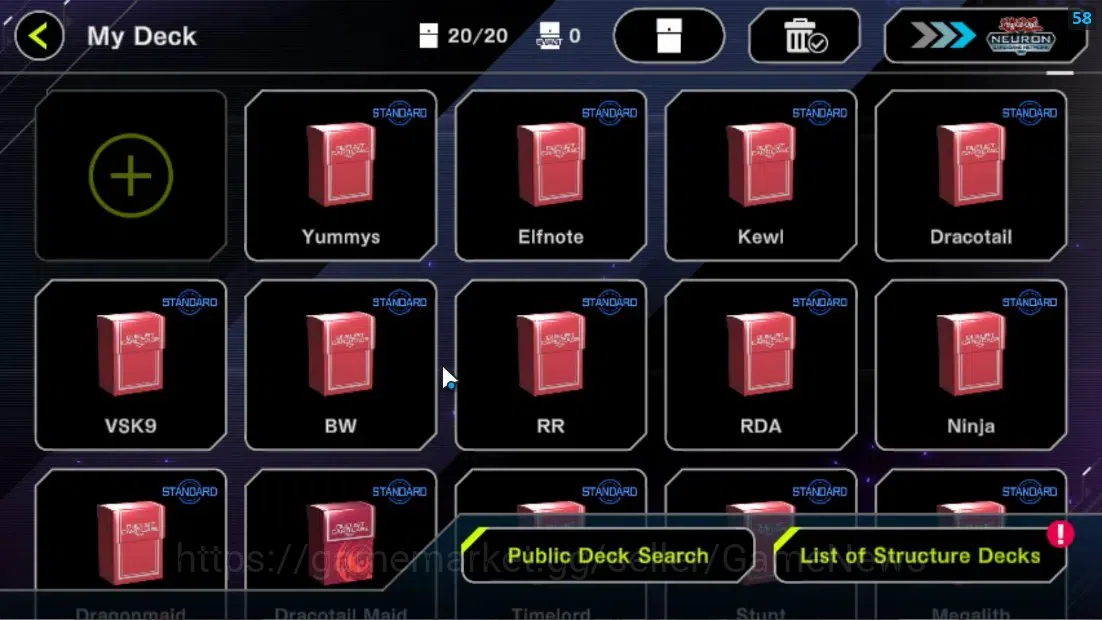 Yu-Gi-Oh! Master Duel Accounts Android|Lv 18 | 20 Deck | Yummys, Elfnote, Kewl, D image 2