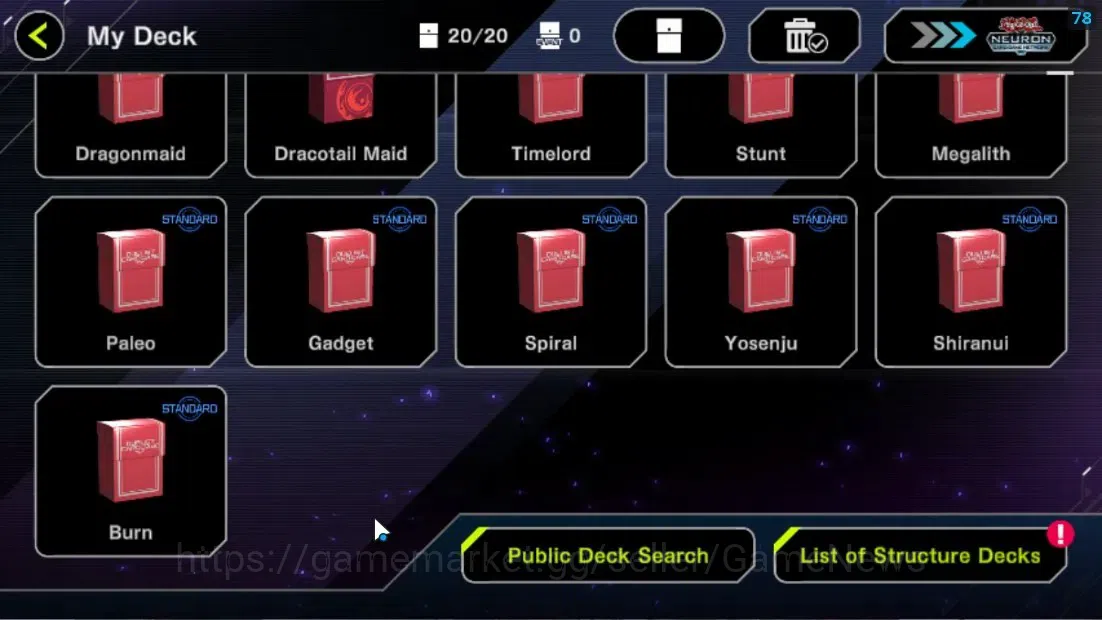 Yu-Gi-Oh! Master Duel Accounts Android|Lv 18 | 20 Deck | Yummys, Elfnote, Kewl, D image 3
