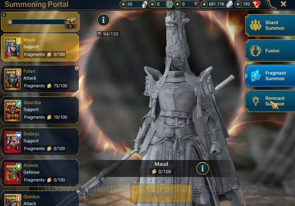 Raid: Shadow Legends Accounts Mid-Game Lv 44| 1,13M Power|1 Myth (Gizmak the Terrible)|22 20