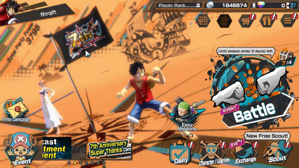 Global|4 EX|FilmZ Zephir,Blackbeard Pirates Kuzan,Five Elders St.Saturn,Etc|Rank 2|Log Bandai|CheckSS(OPBR1817) One Piece Bounty Rush Starter Global|4 EX|FilmZ Zephir,Blackbeard Pirates Kuzan, image 1