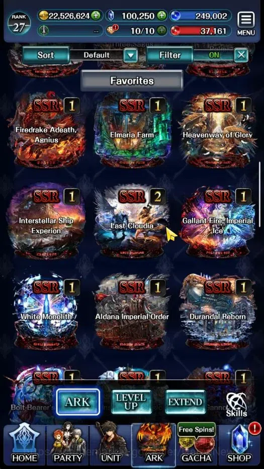 Last Cloudia Accounts GLOBAL|Rank 27|100K Crystal|Collab [Benimaru,Hinat image 13