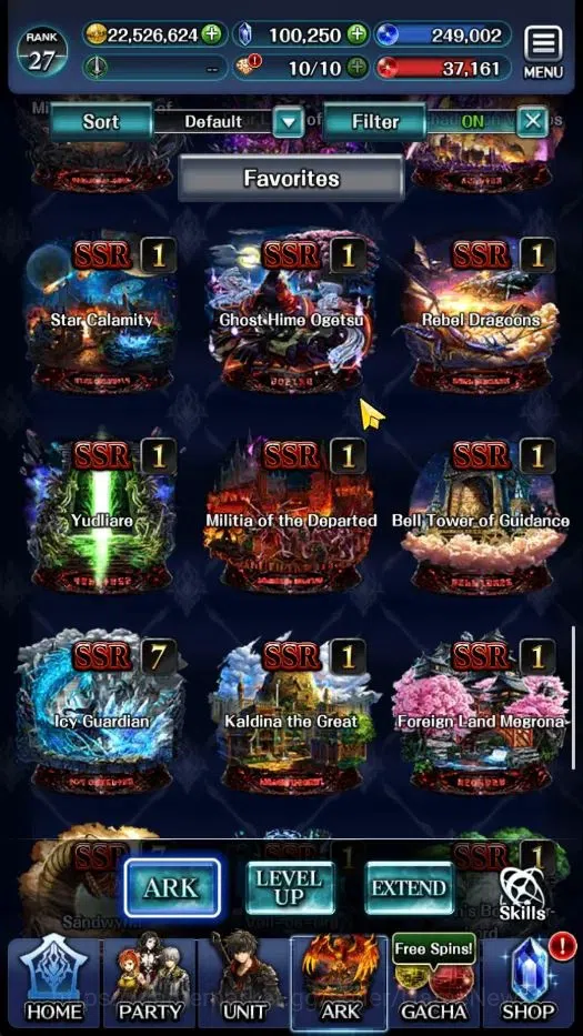 Last Cloudia Accounts GLOBAL|Rank 27|100K Crystal|Collab [Benimaru,Hinat image 15