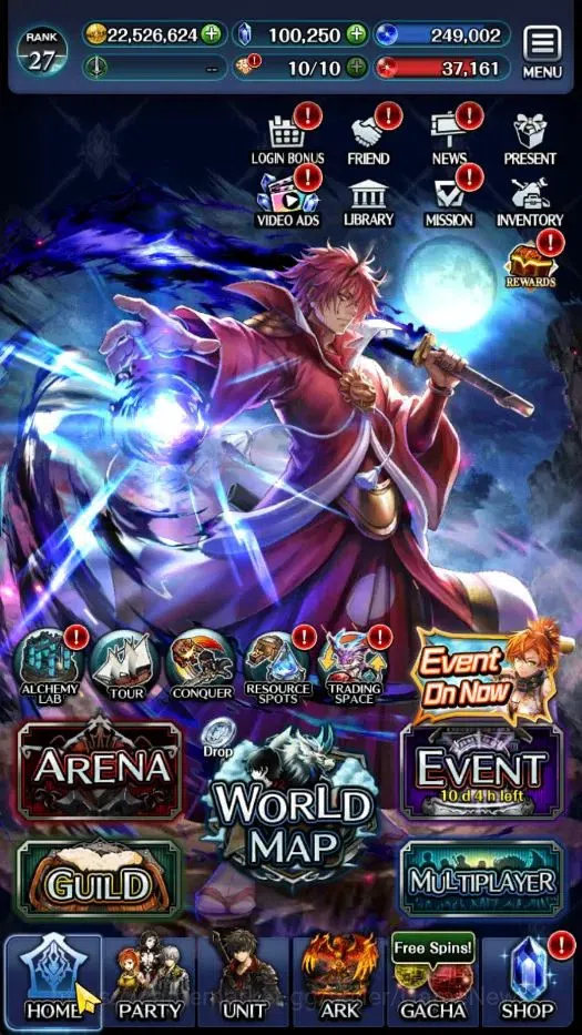 Last Cloudia Accounts GLOBAL|Rank 27|100K Crystal|Collab [Benimaru,Hinat image 18