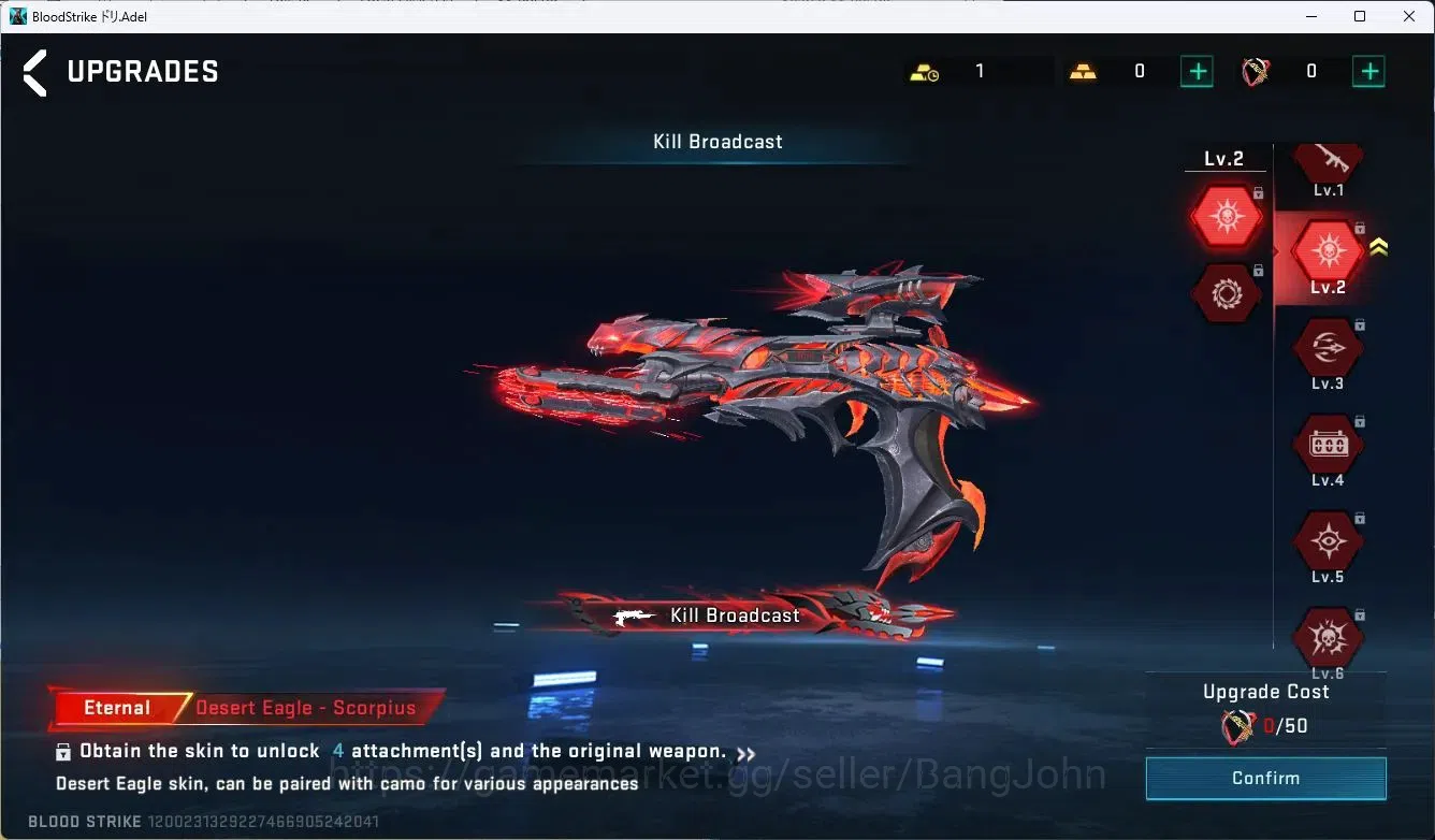 Blood Strike Accounts ASIA | ETERNAL: Desert Eagle|3 Collab Guns (2 7DS, image 10