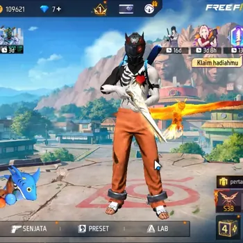 Free Fire Accounts Indonesia|EVO AK47 Blue Draco Lv5|M1887 Gurun Pasir,Scythe Cakar Naga,M4A1 Stormy Etc|148 Vault 44