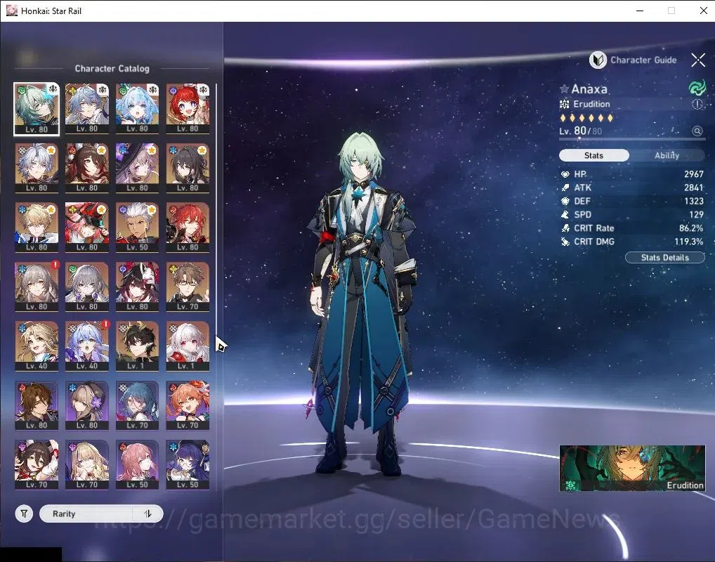 Honkai Star Rail Accounts Asia|TL 70|Phainon&The Herta Prem Team|13 Limited| image 4