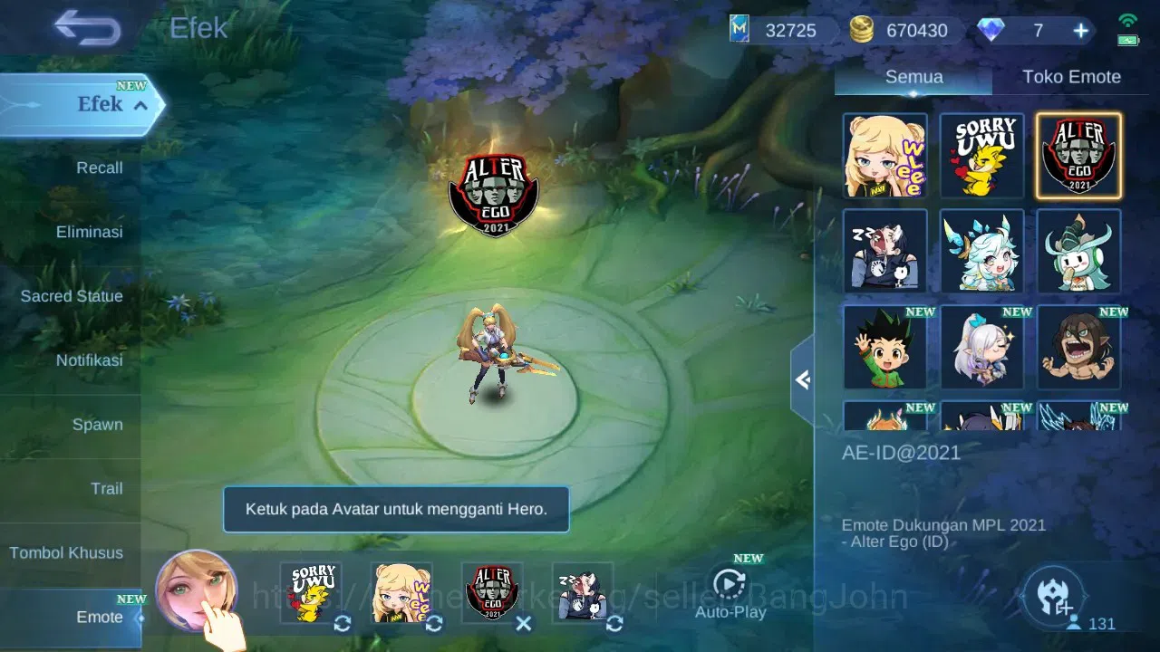 Mobile Legends: Bang Bang Accounts GLOBAL Hero 131 Skin 542 | Legend Granger Freya Fr image 13