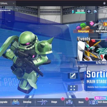SD Gundam G Generation ETERNAL Accounts Global| Rank 1 | FreshStory | 100+K Diamond, Selector Banner On, 7 Gundam SSR| Gacha