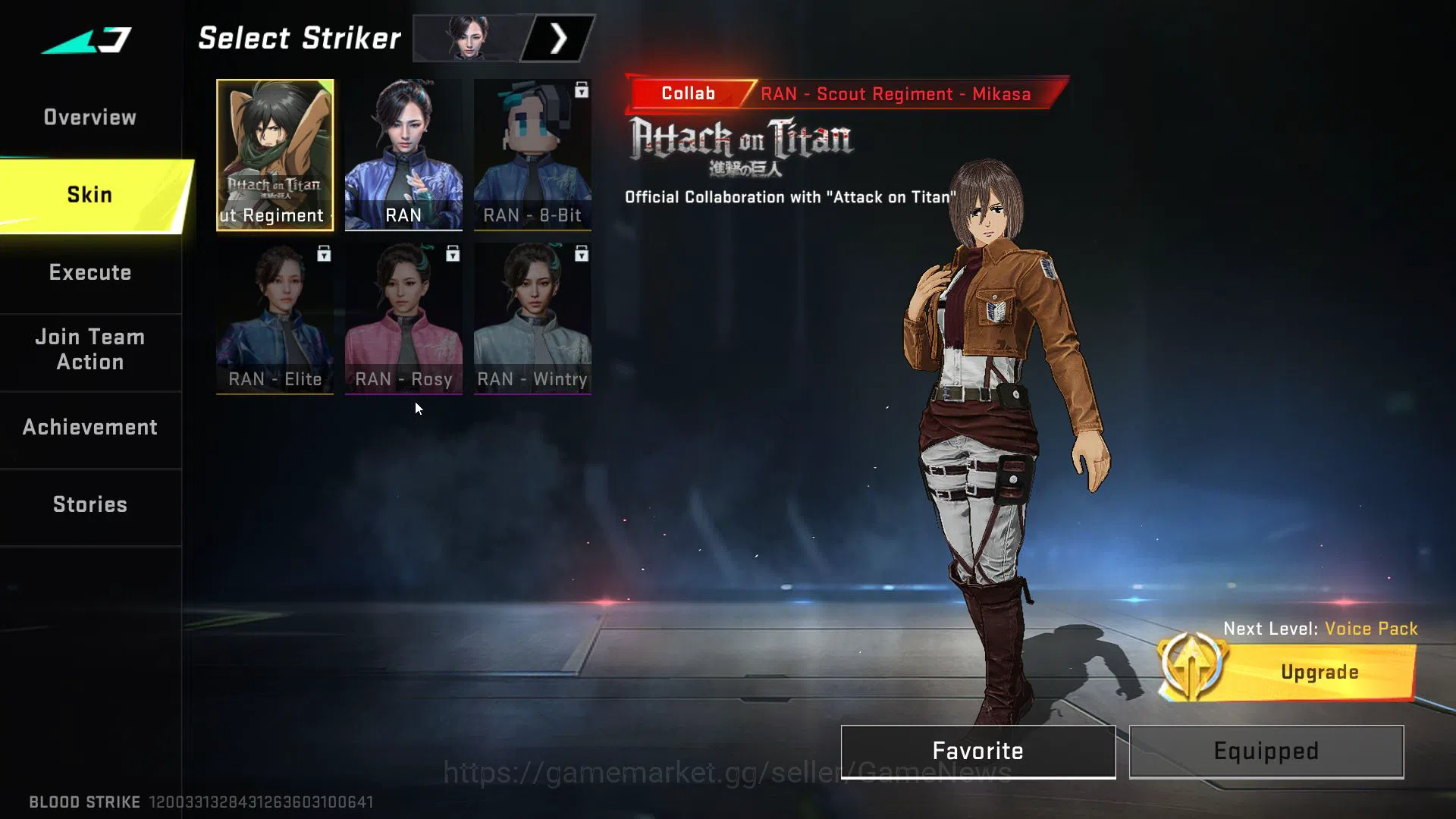 Blood Strike Accounts ASIA|4 ETERNAL(M700,Uzi,Ran,Byakuya)1MELE(kukri-Ne image 19