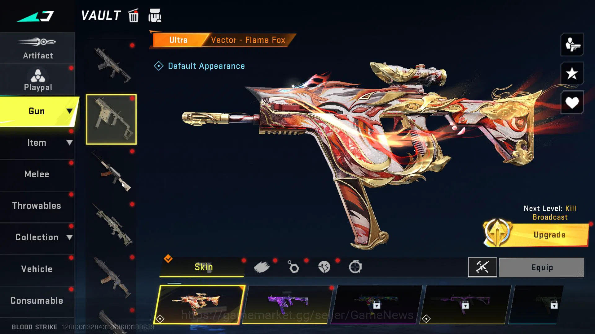 Blood Strike Accounts ASIA|4 ETERNAL(M700,Uzi,Ran,Byakuya)1MELE(kukri-Ne image 5