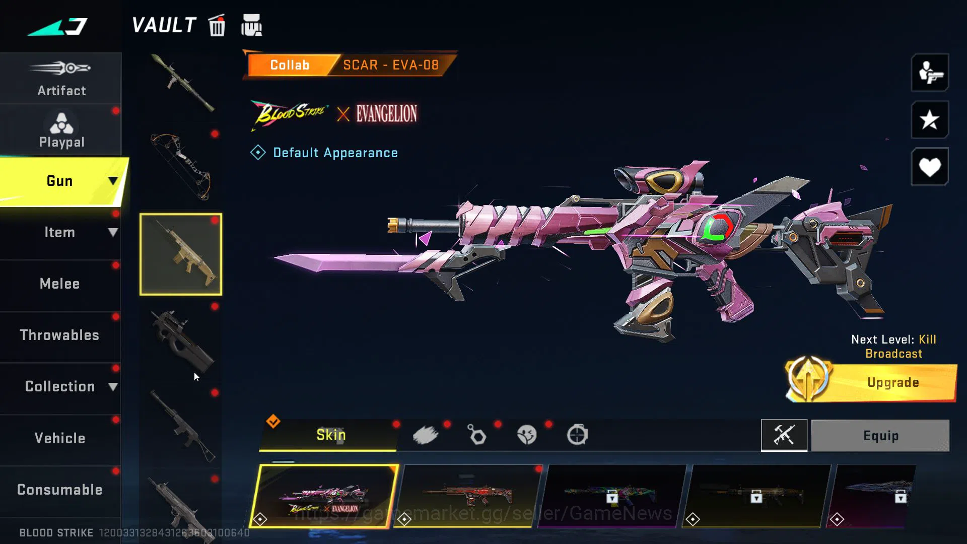 Blood Strike Accounts ASIA|4 ETERNAL(M700,Uzi,Ran,Byakuya)1MELE(kukri-Ne image 8