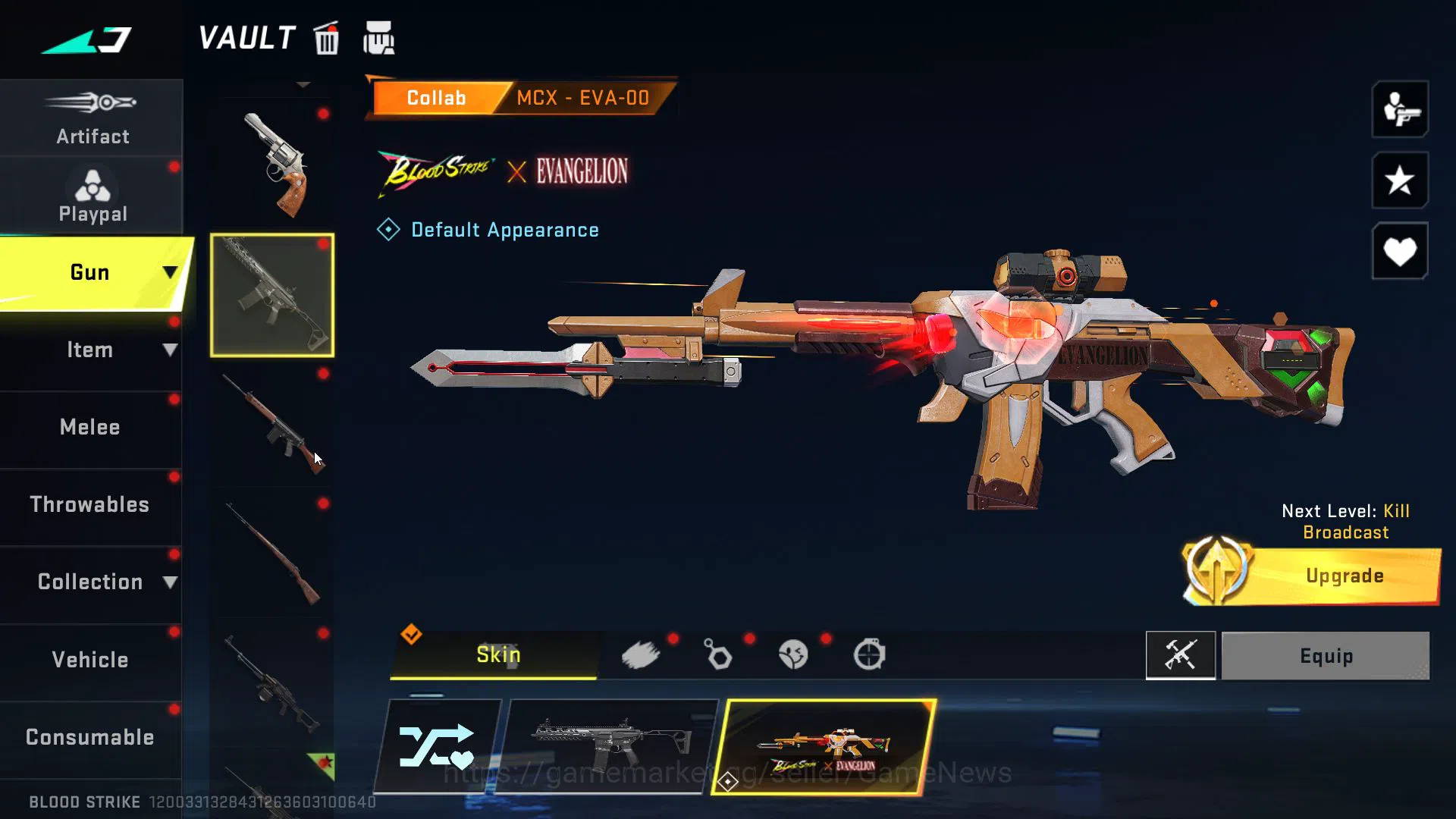 Blood Strike Accounts ASIA|4 ETERNAL(M700,Uzi,Ran,Byakuya)1MELE(kukri-Ne image 9