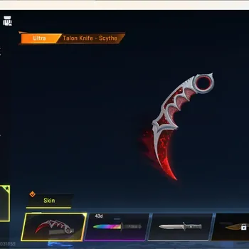 Blood Strike Accounts Rare Skin ASIA | Talon Knife - Scythe|1 Collab Gun|2 Limited Gun|6 Ultra Gun|6 Ultra Striker|3 Collab