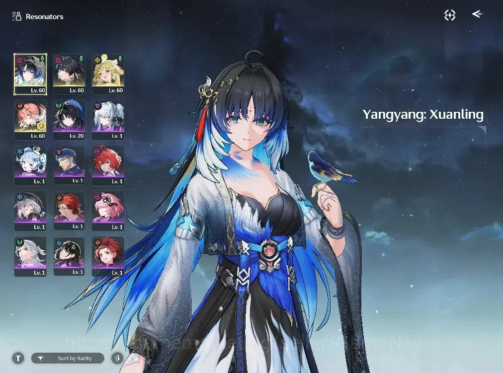 Wuthering Waves Accounts Starter SEA |UL 38|1 Limited| Yangyang: Xuanling + Signature, Verina |DB Lvl 18|Low Explore|Female 1