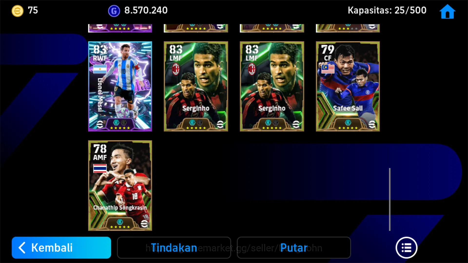 eFootball Accounts Android Pwr 3141 | ST: Omar Marmoush, Marselino Fe image 3