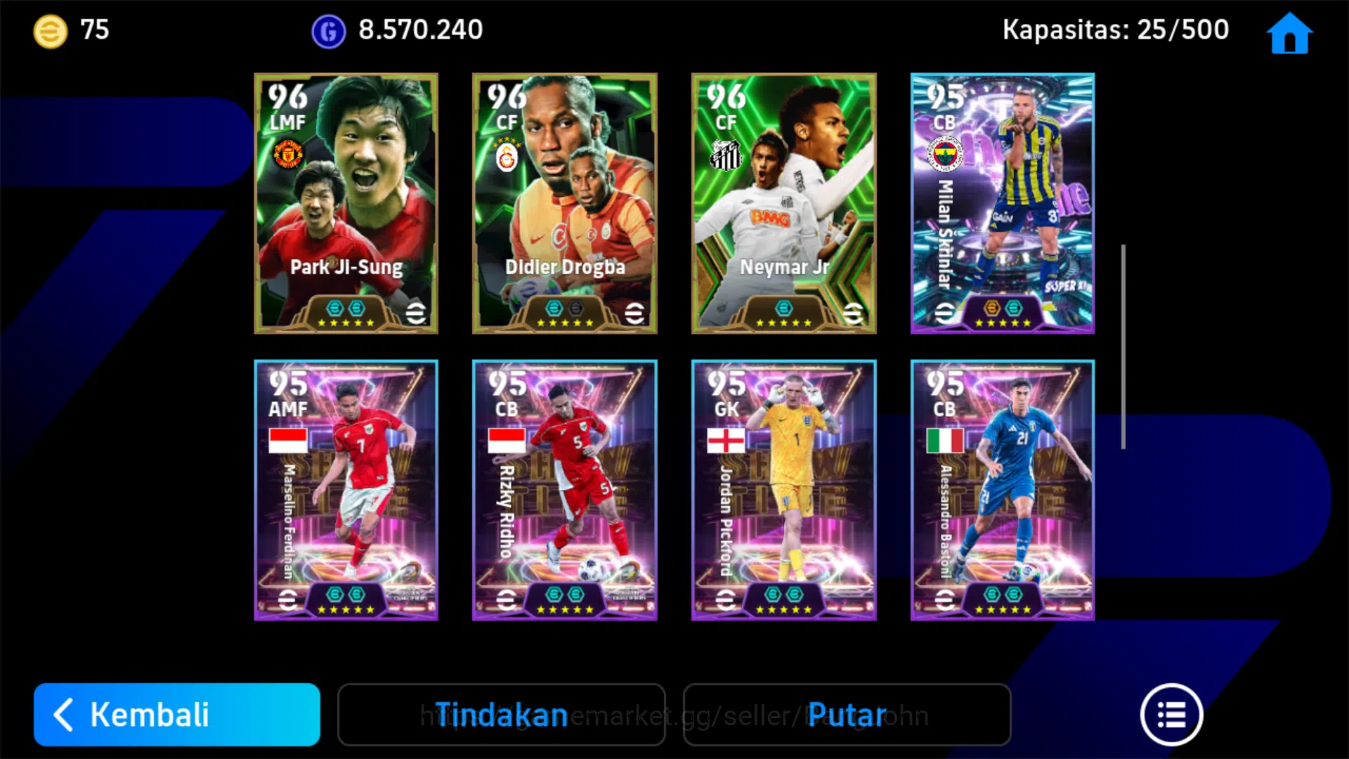 eFootball Accounts Android Pwr 3141 | ST: Omar Marmoush, Marselino Fe image 5