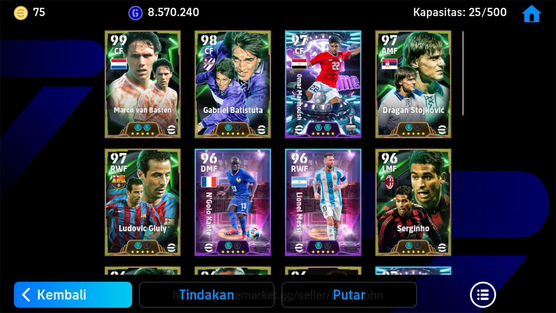 eFootball Accounts Android Pwr 3141 | ST: Omar Marmoush, Marselino Fe image 6