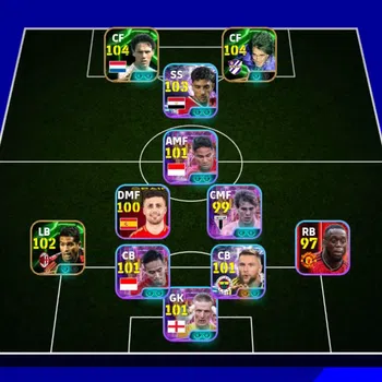 eFootball Meta Player Android Pwr 3141 | ST: Omar Marmoush, Marselino Fe image 1